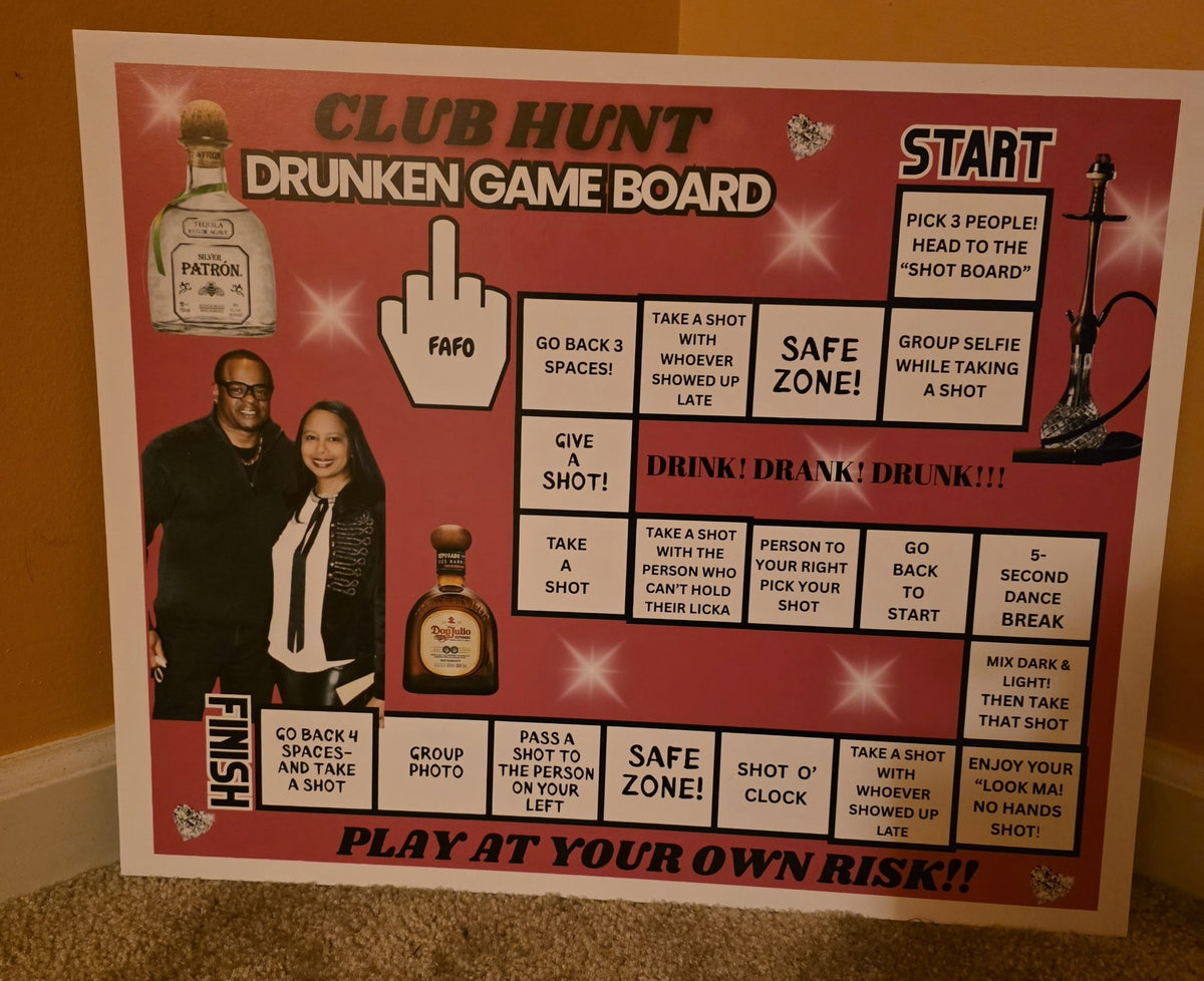 Personalized Drunken Game Board